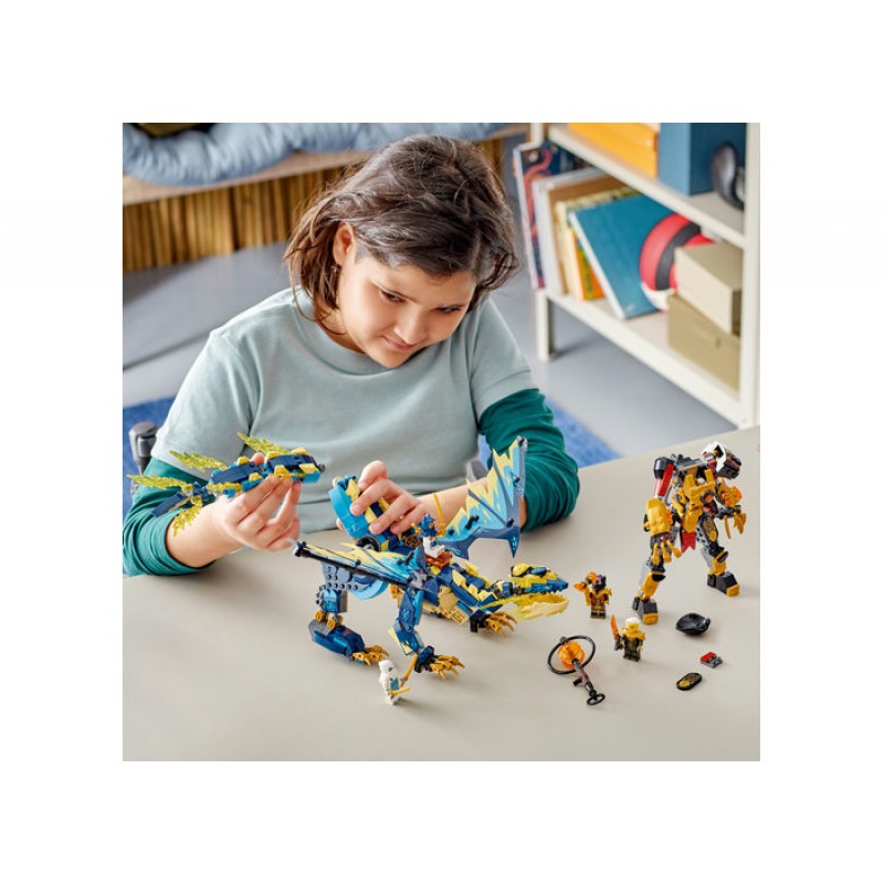 Dragonul Elemental vs Robotul Imparatesei LEGO Ninjago 71796