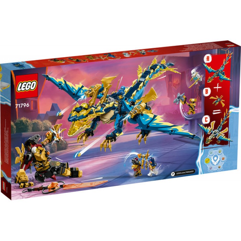 Dragonul Elemental vs Robotul Imparatesei LEGO Ninjago 71796