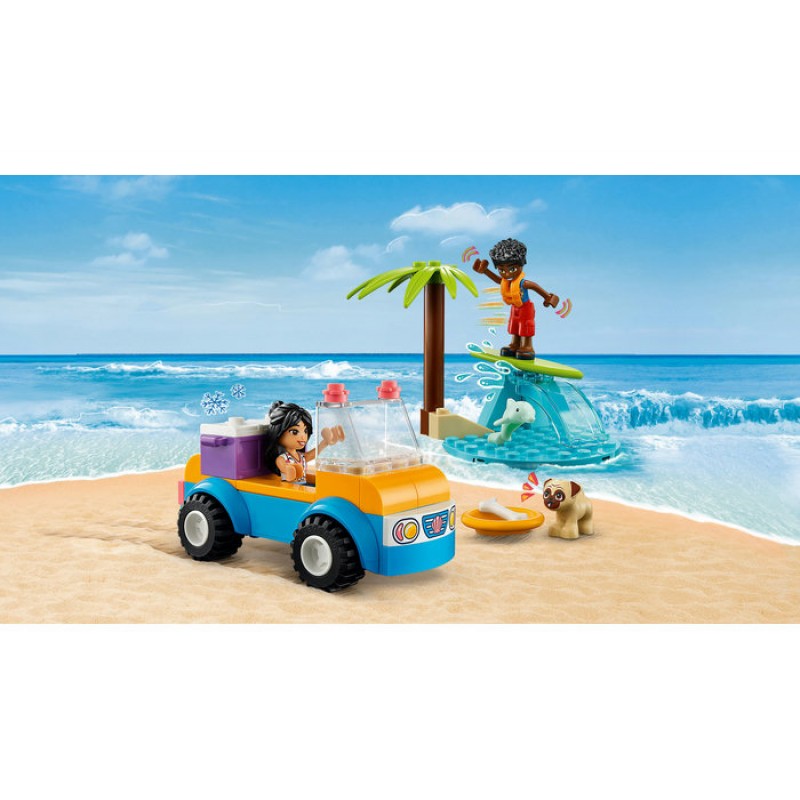 Distractie pe plaja in buggy LEGO Friends 41725