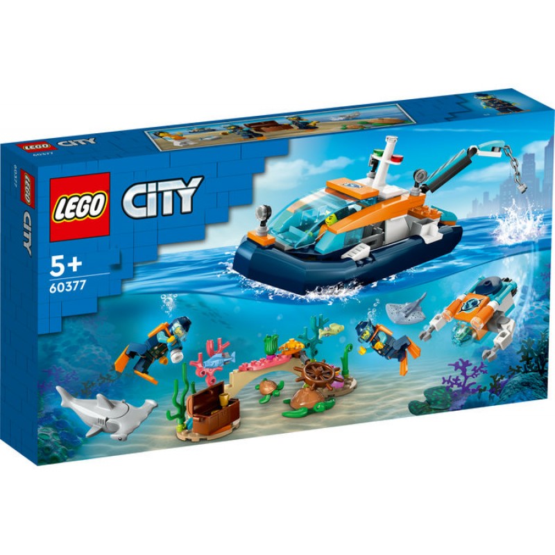Barca pentru scufundari LEGO City 60377