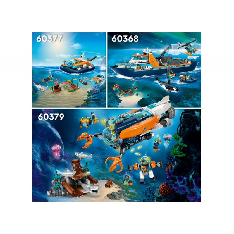Barca pentru scufundari LEGO City 60377