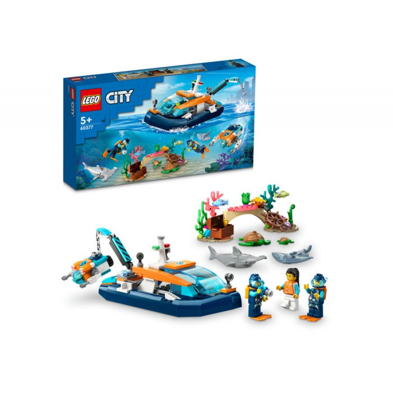 Barca pentru scufundari LEGO City 60377