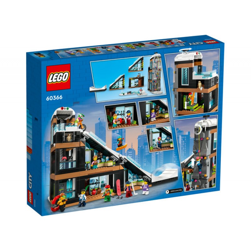 Centru de ski si escalada LEGO City 60366