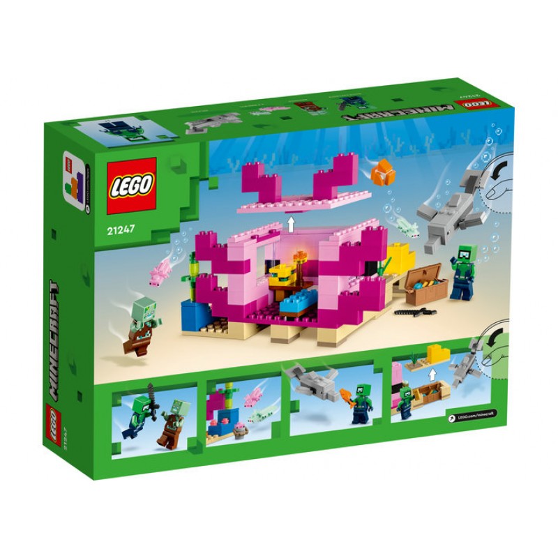 Casa Axolotl LEGO Minecraft 21247