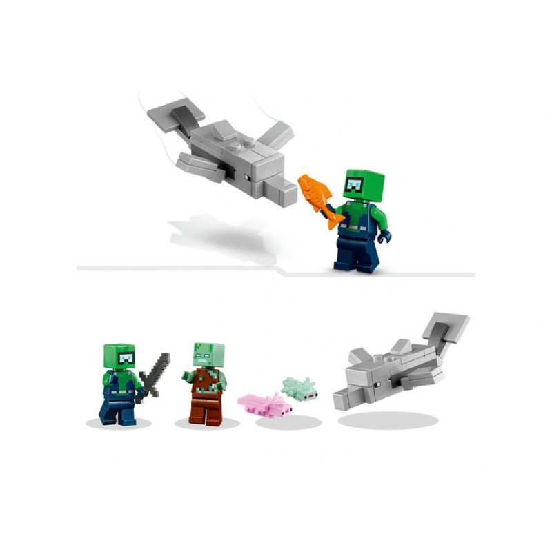 Casa Axolotl LEGO Minecraft 21247