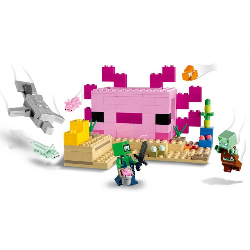Casa Axolotl LEGO Minecraft 21247
