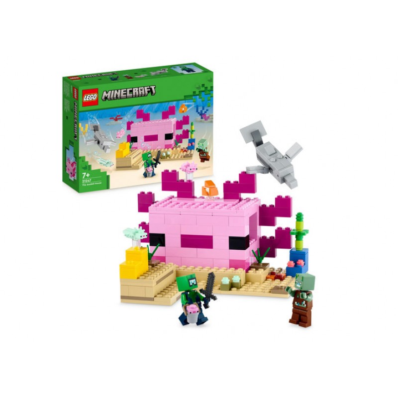 Casa Axolotl LEGO Minecraft 21247
