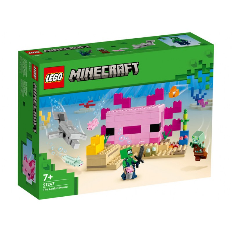 Casa Axolotl LEGO Minecraft 21247