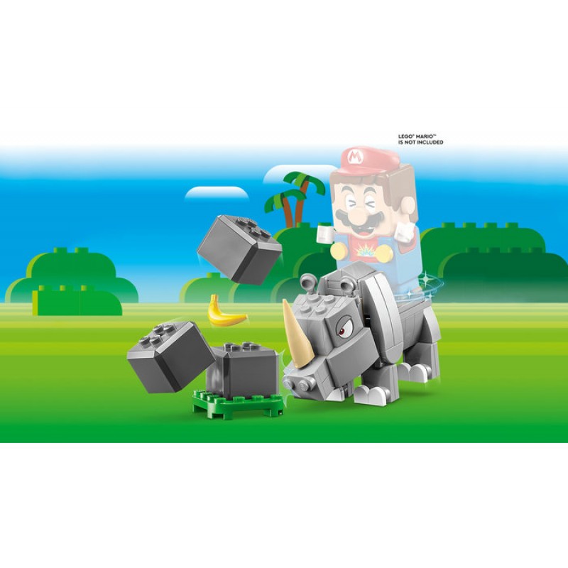 Set de extindere Rinocerul Rambi LEGO Super Mario 71420