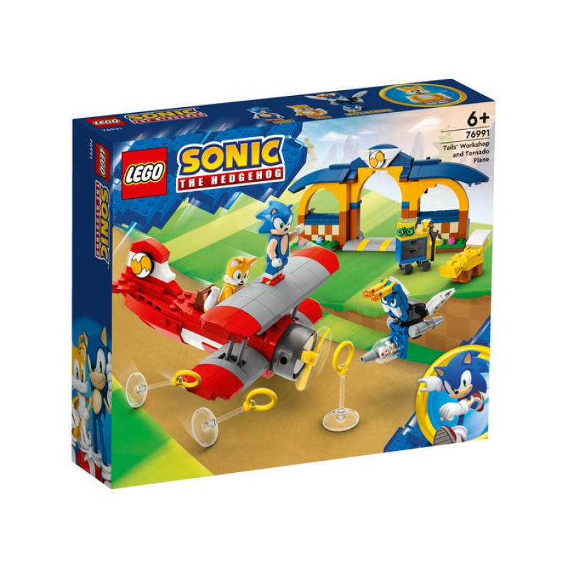 Atelierul lui Tails si avion Tornado LEGO Sonic the Hedgehog 76991