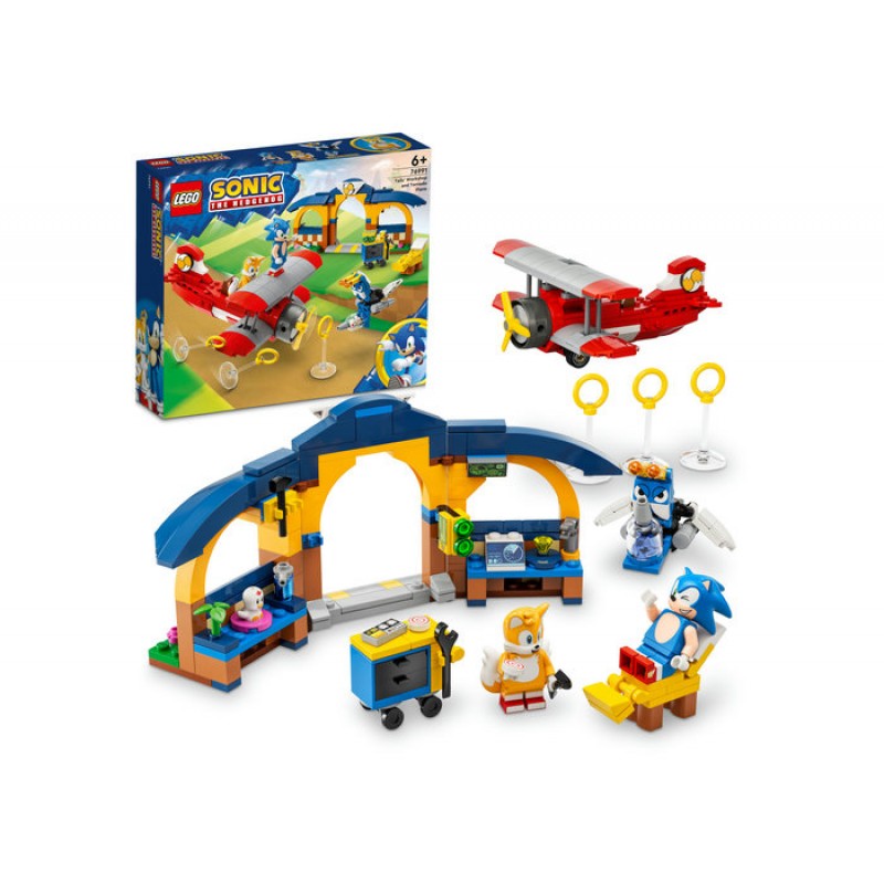 Atelierul lui Tails si avion Tornado LEGO Sonic the Hedgehog 76991