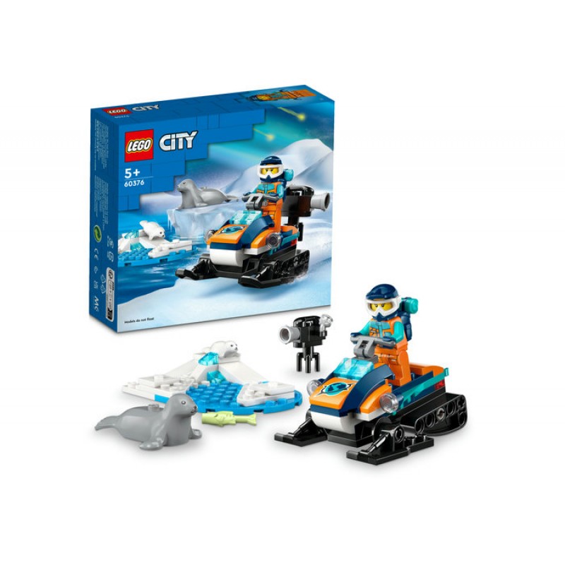 Snowmobil pentru explorari arctice LEGO City 60376