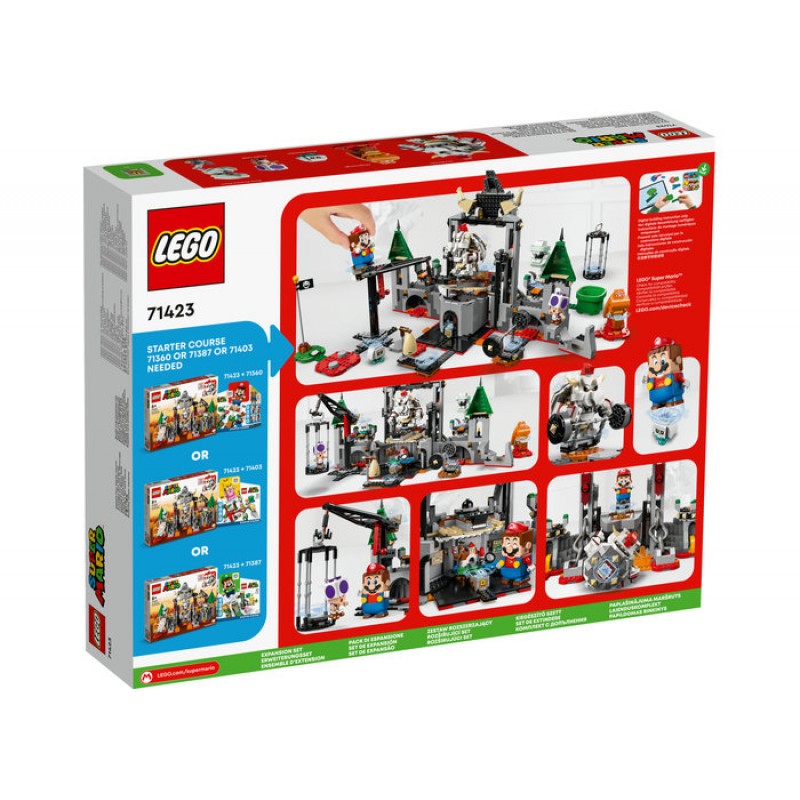 Set de extindere Batalia lui Dry Bowser de la castel LEGO Super Mario 71423