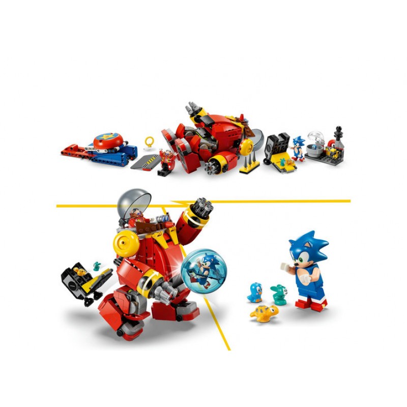 Sonic vs Robotul Death Egg al Dr Eggman LEGO Sonic the Hedgehog 76993