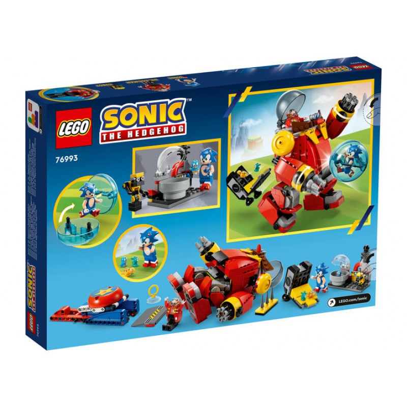 Sonic vs Robotul Death Egg al Dr Eggman LEGO Sonic the Hedgehog 76993