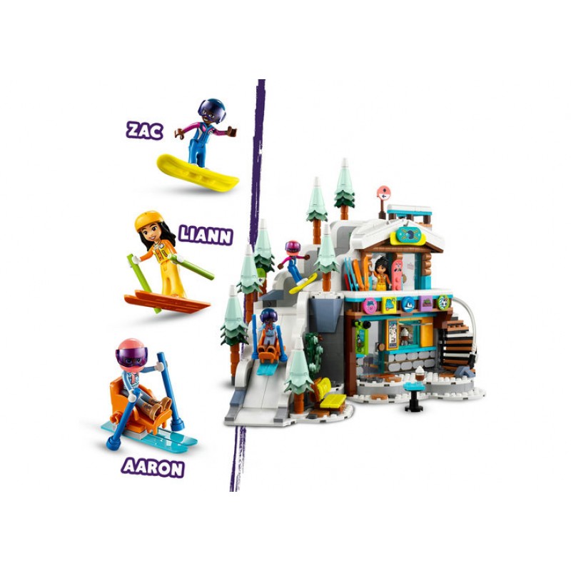 Partie de schi si cafenea LEGO Friends 41756