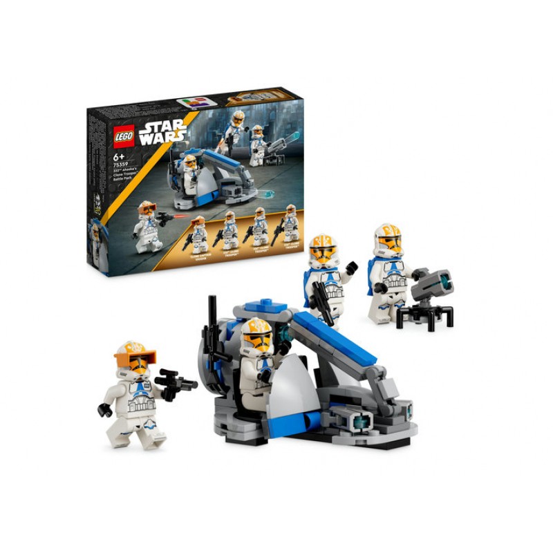 Pachet de lupta Clone Trooper al lui Ahsoka din Compania 332 LEGO Star Wars 75359
