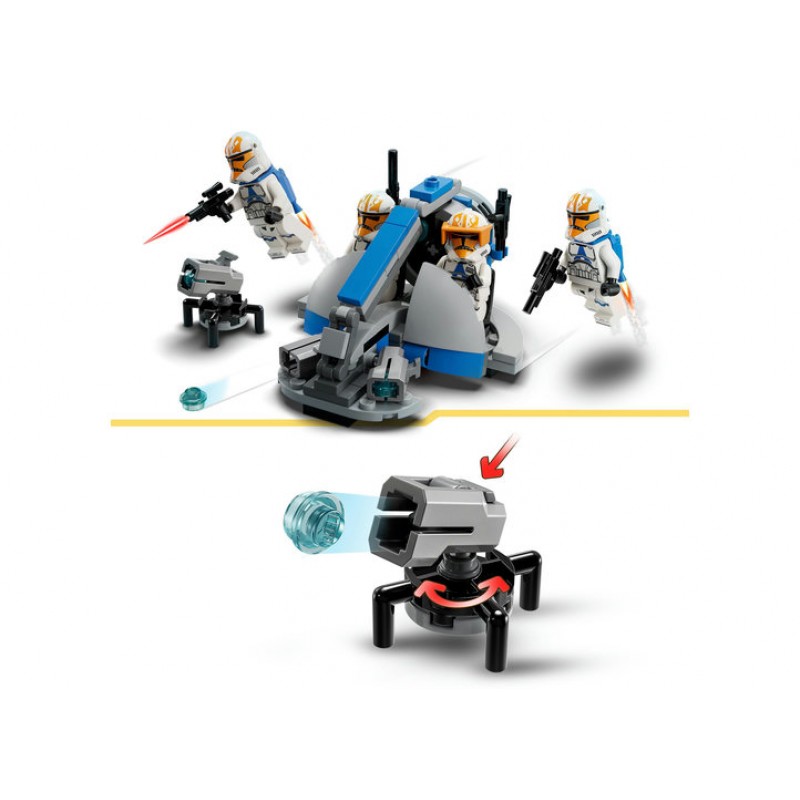 Pachet de lupta Clone Trooper al lui Ahsoka din Compania 332 LEGO Star Wars 75359