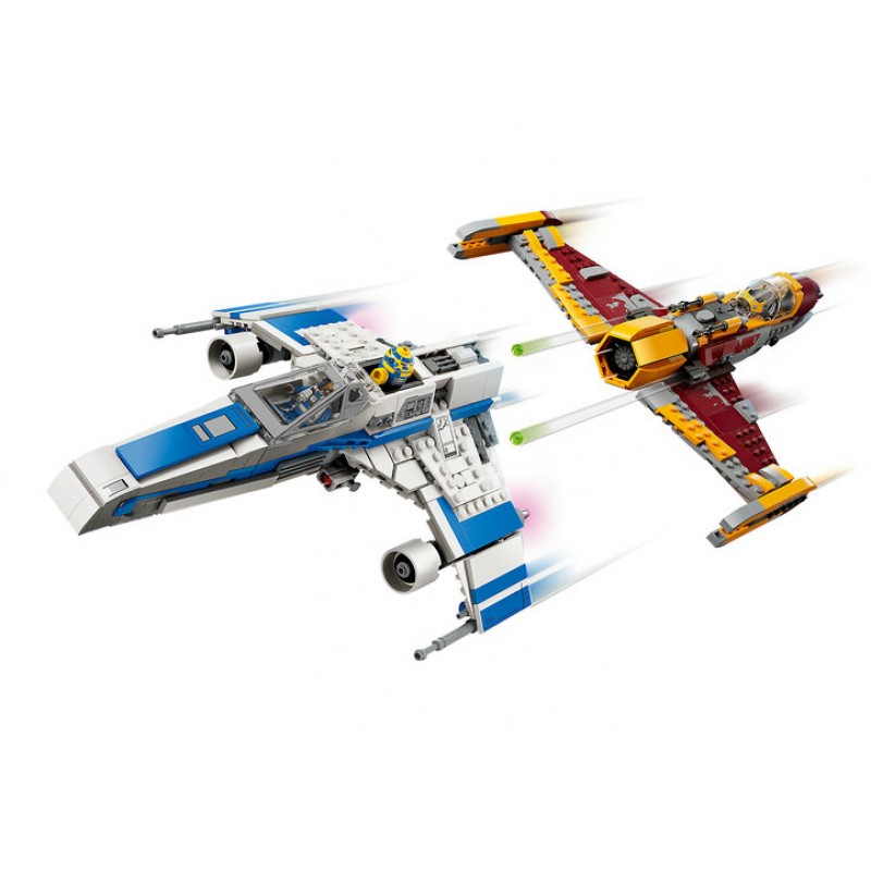 E Wing al Noii Republici vs Starfighter ul lui Shin Hati LEGO Star Wars 75364