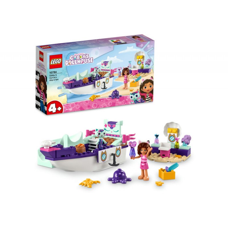 Barca cu spa a lui Gabby si a Pisirenei LEGO Gabby s Dollhouse 10786