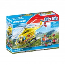 Playmobil Elicopter Galben De Salvare PM71203
