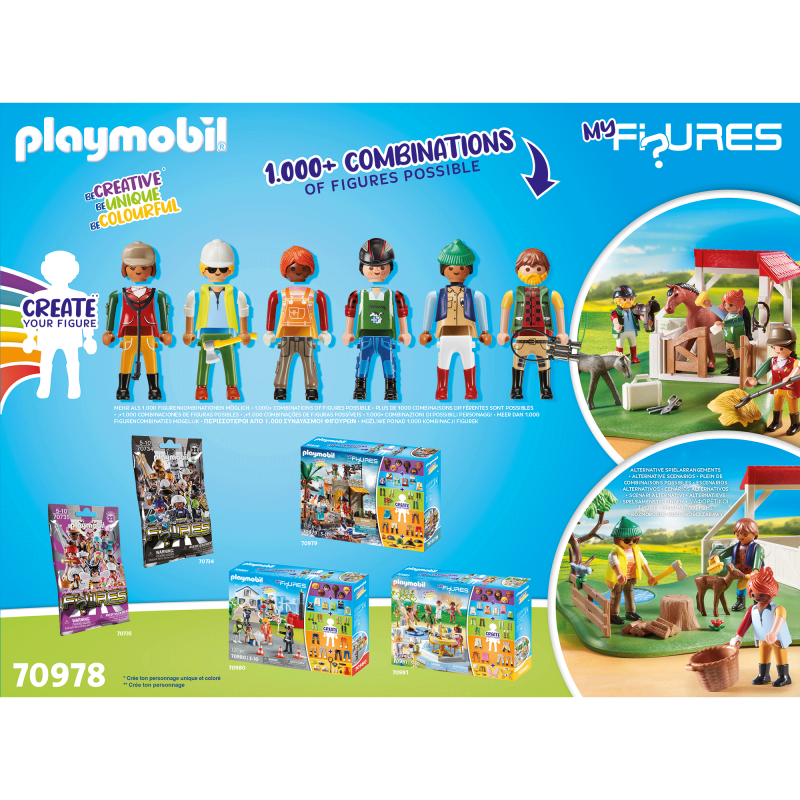 Playmobil Creeaza Propria Figurina Ferma De Cai PM70978