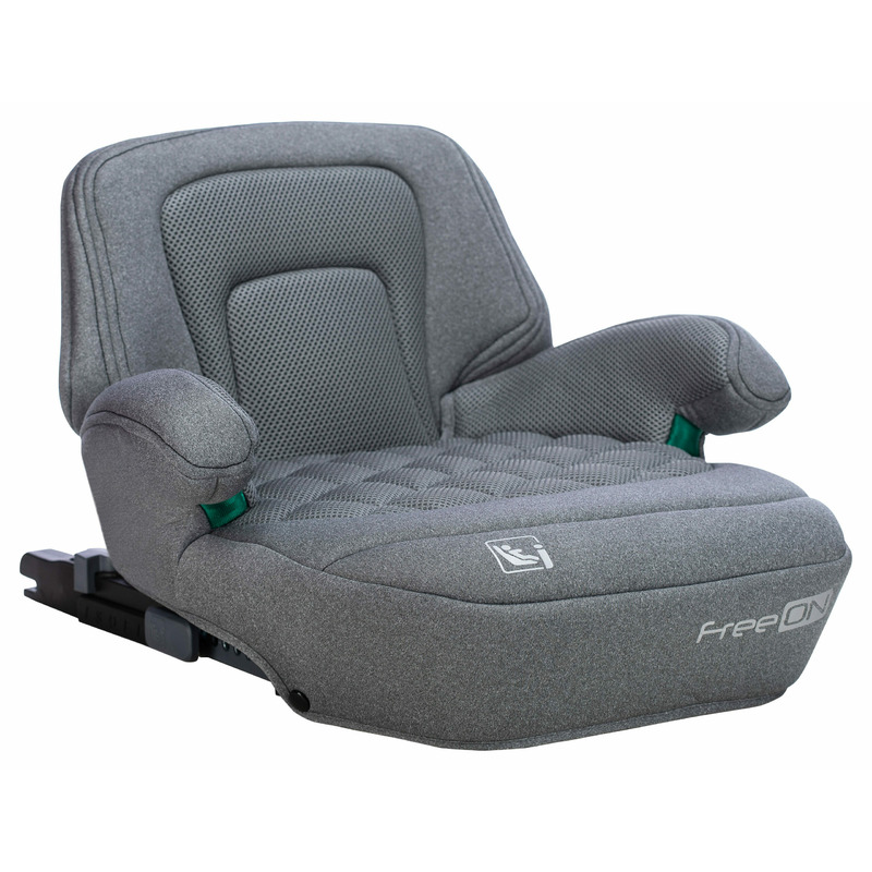 Inaltator auto Cosmo Plus I Size Cu isofix intre 25 si 36 Kg FreeON Gray