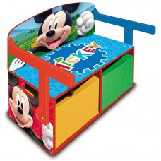 Mobilier 2 in 1 pentru depozitare jucarii Mickey Mouse Clubhouse Arditex