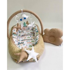 Babynest Plush MyKids 0190 Train Beige Babynest Plush MyKids 0190 Train Beige