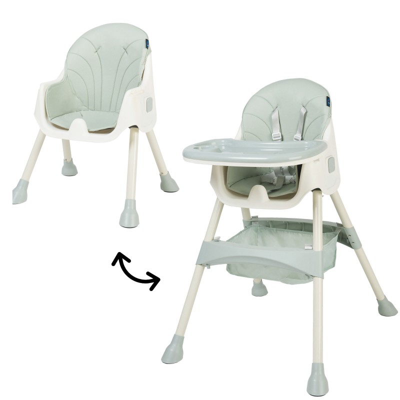 Scaun de masa 2 in 1 Juju Eat and Smile Mint