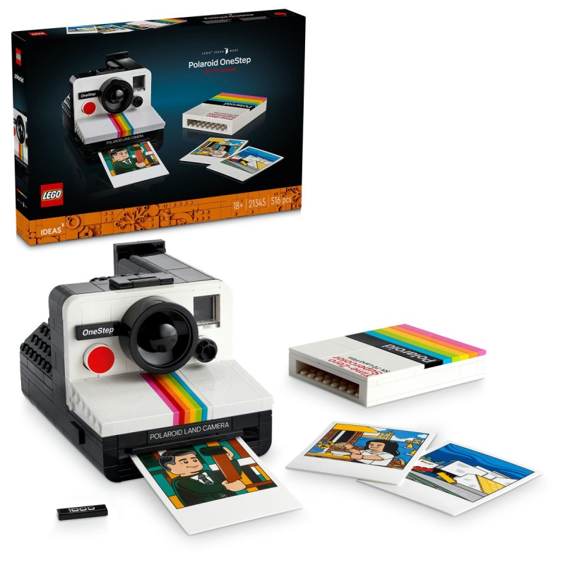 Camera foto Polaroid OneStep SX 70 LEGO Ideas 21345