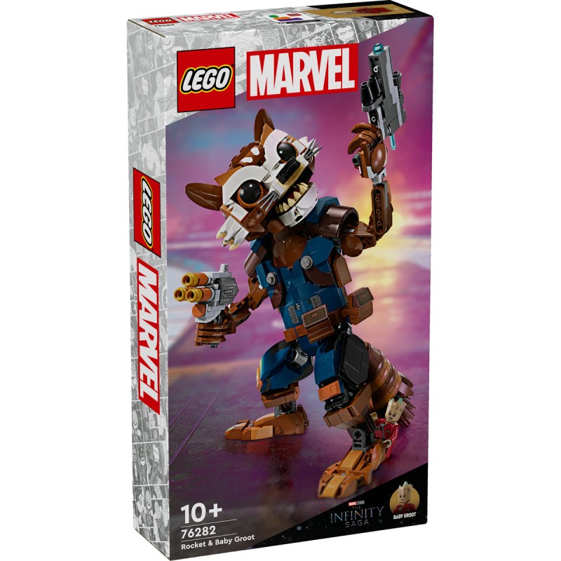 Rocket si Bebelusul Groot LEGO Marvel Super Heroes 76282