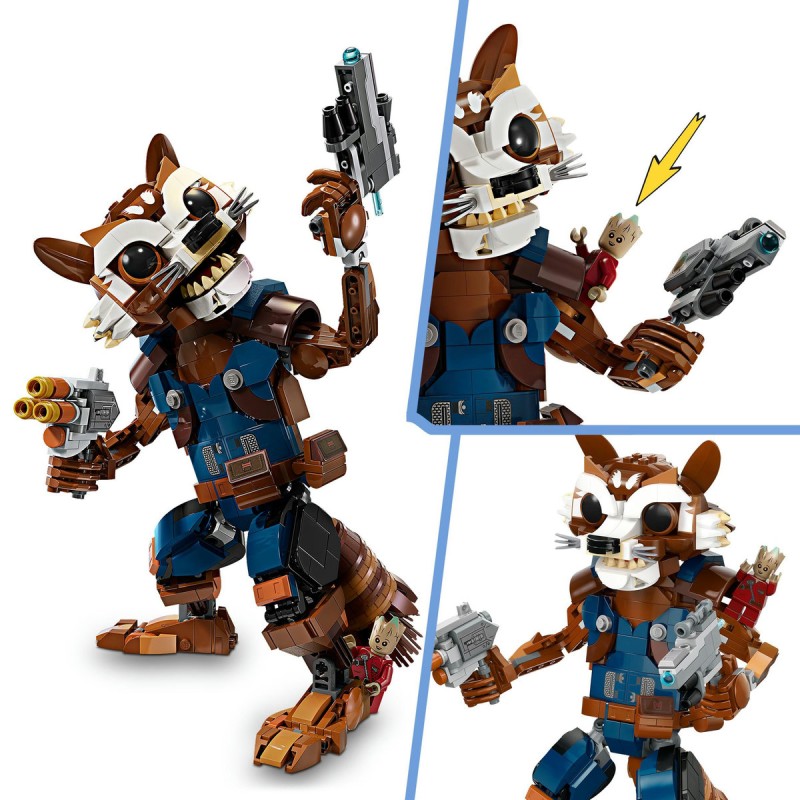 Rocket si Bebelusul Groot LEGO Marvel Super Heroes 76282