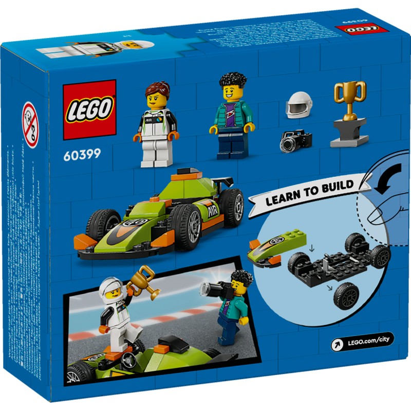 Masina de curse verde LEGO City 60399