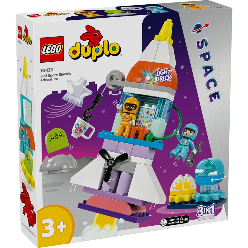 Aventura cu naveta spatiala 3in1 LEGO DUPLO 10422