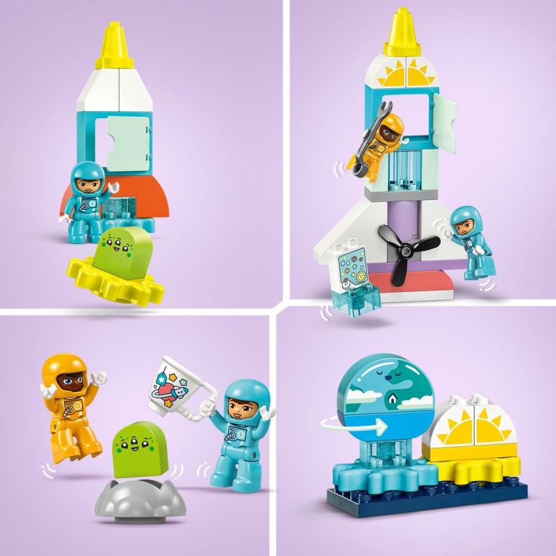 Aventura cu naveta spatiala 3in1 LEGO DUPLO 10422