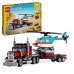 Camioneta cu platforma si elicopter LEGO Creator 31146