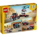 Camioneta cu platforma si elicopter LEGO Creator 31146