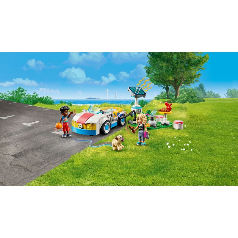 Masina electrica si statie de incarcat LEGO Friends 42609