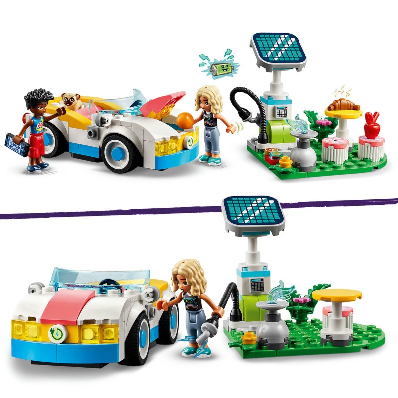 Masina electrica si statie de incarcat LEGO Friends 42609