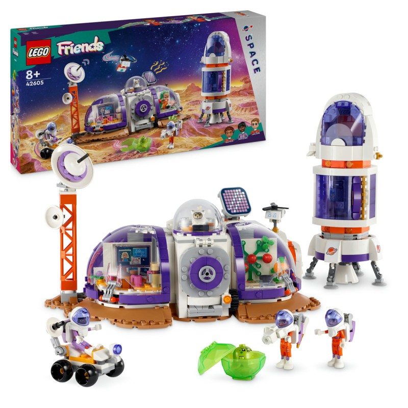 Baza spatiala si racheta pe Marte LEGO Friends 42605
