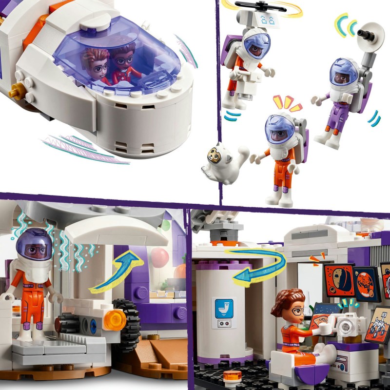 Baza spatiala si racheta pe Marte LEGO Friends 42605