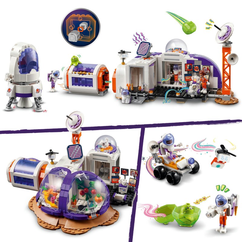 Baza spatiala si racheta pe Marte LEGO Friends 42605