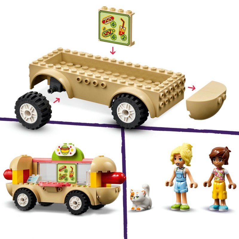 Toneta cu hotdogi LEGO Friends 42633