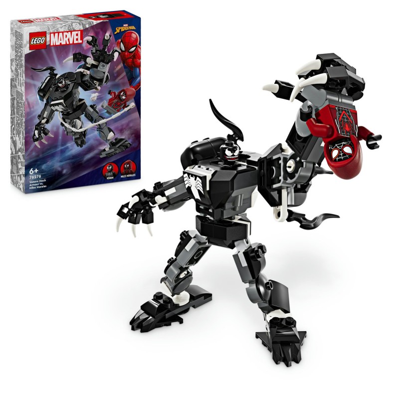Armura de robot a lui Venom vs Miles Morales LEGO Marvel Super Heroes 76276