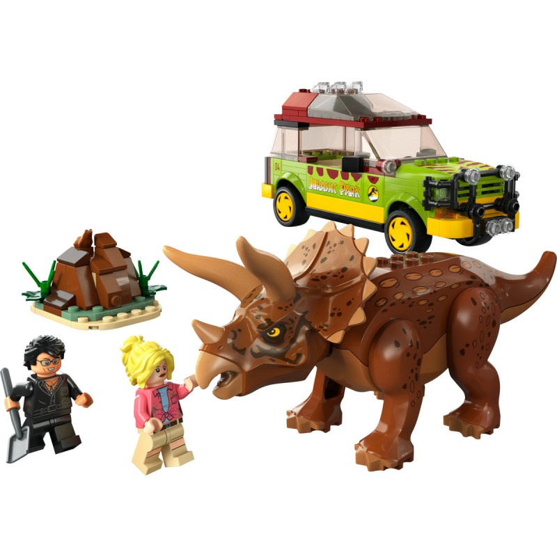Cercetarea dinozaurului Triceratops  LEGO Jurassic World 76959