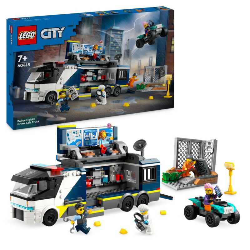 Laborator mobil de criminalistica LEGO City 60418