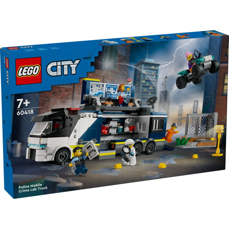 Laborator mobil de criminalistica LEGO City 60418
