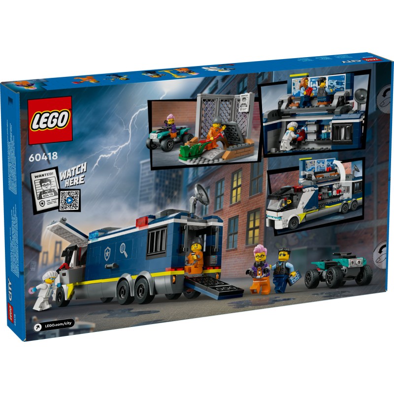 Laborator mobil de criminalistica LEGO City 60418