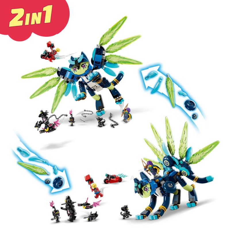 Zoey si pisica bufnita Zian LEGO DREAMZzz 71476